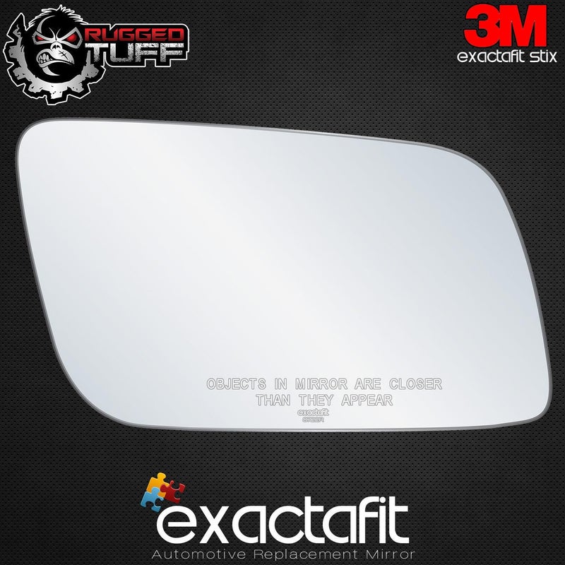 Rugged TUFF Passenger Side Mirror Glass Replacement For 1985-2005 Chevy Astro Compatible With 1985-2005 GMC Safari Van Right Door Convex Mirrors Non-Heated exactafit 8722R - Image 3